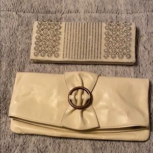 Cream Colored Purses - Set of 2